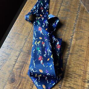 Necktie  Football  new never used  polyester  54 in